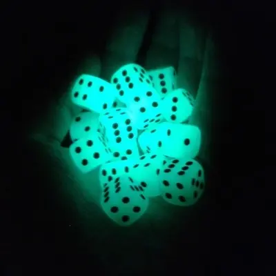 Picture of Lodu  Bar Six Sided Glow in Dark Luminous Dice