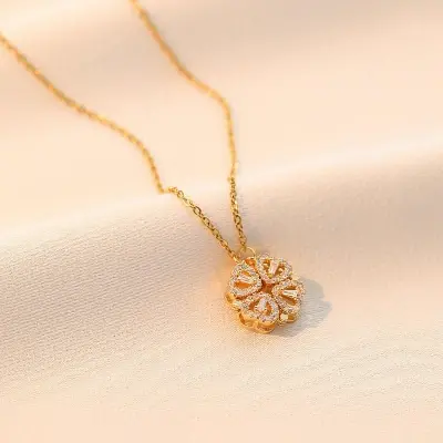 Picture of Sweet Rhinestone Bow Knot Pendant Necklace Elegant Summer Imitation Choker Necklace For Women Jewelry Gifts