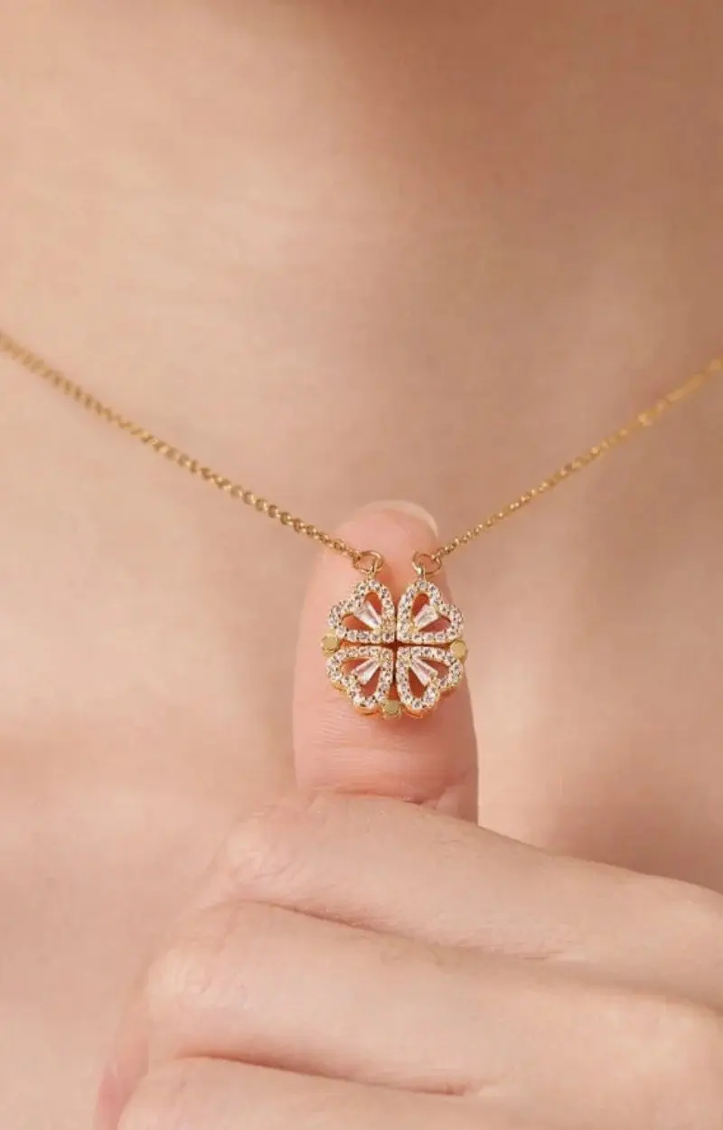 Picture of Sweet Rhinestone Bow Knot Pendant Necklace Elegant Summer Imitation Choker Necklace For Women Jewelry Gifts