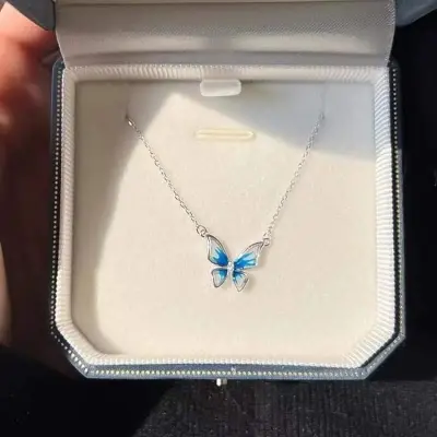 Picture of New Blue Silver  Color Flower Adjustable Chain for Women