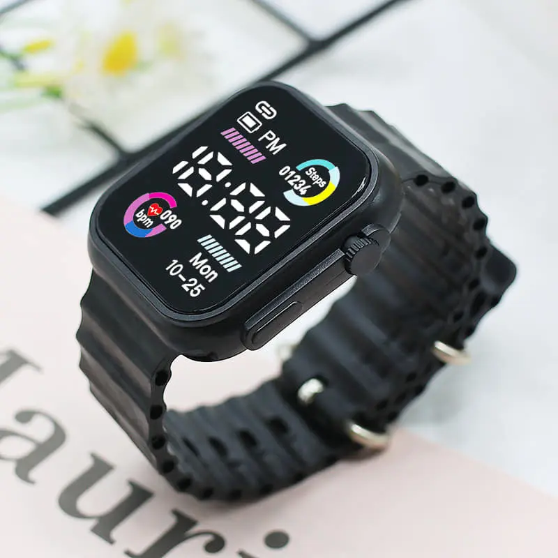 Picture of New Fashion Women's Watch for Men's Sports  Simple Silicone Electronic Watch for men