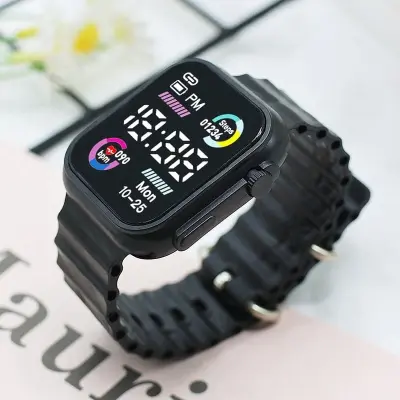 Picture of New Fashion Women's Watch for Men's Sports  Simple Silicone Electronic Watch for men