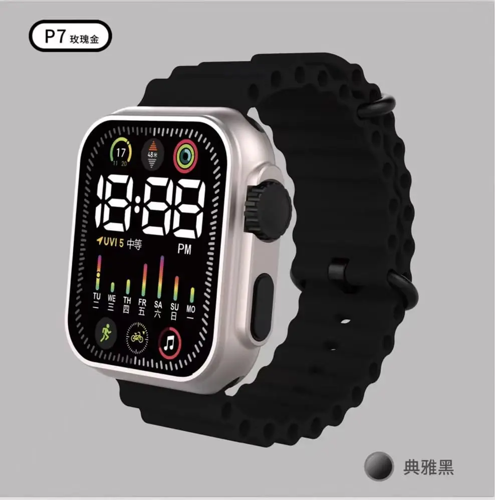 Picture of LED Silicon Watch For Man _Women