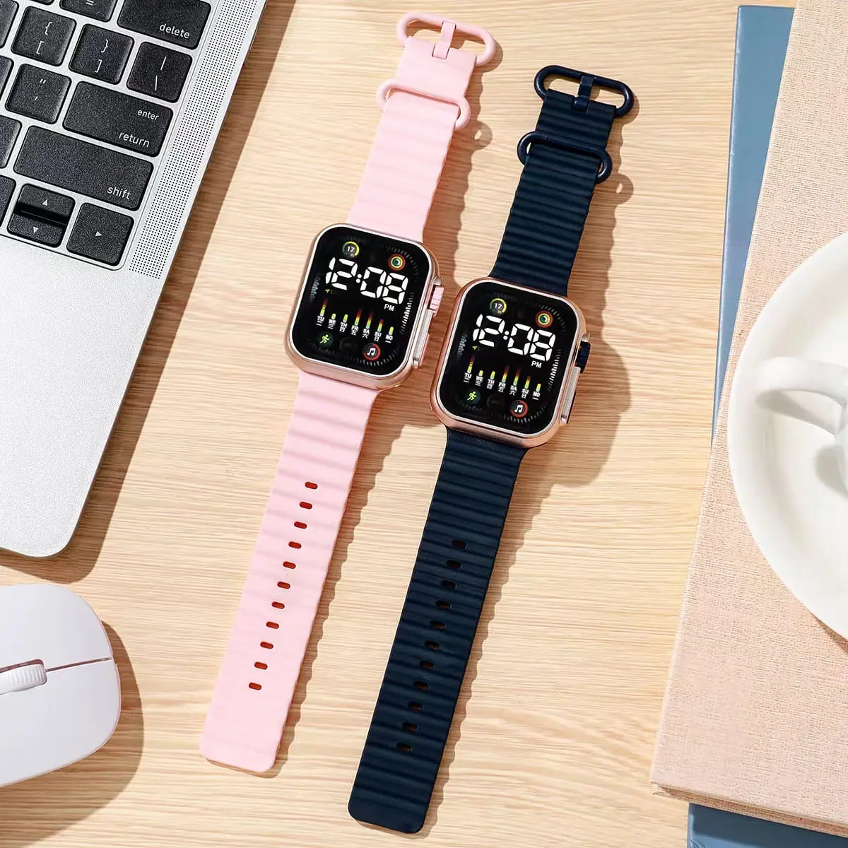 Picture of LED Silicon Watch For Man _Women