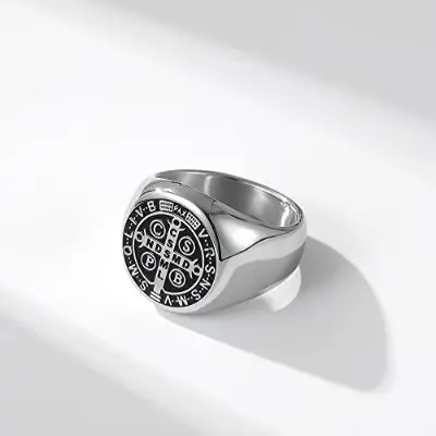 Picture of ​Stainless Steel Men Finger Ring Ring for Men