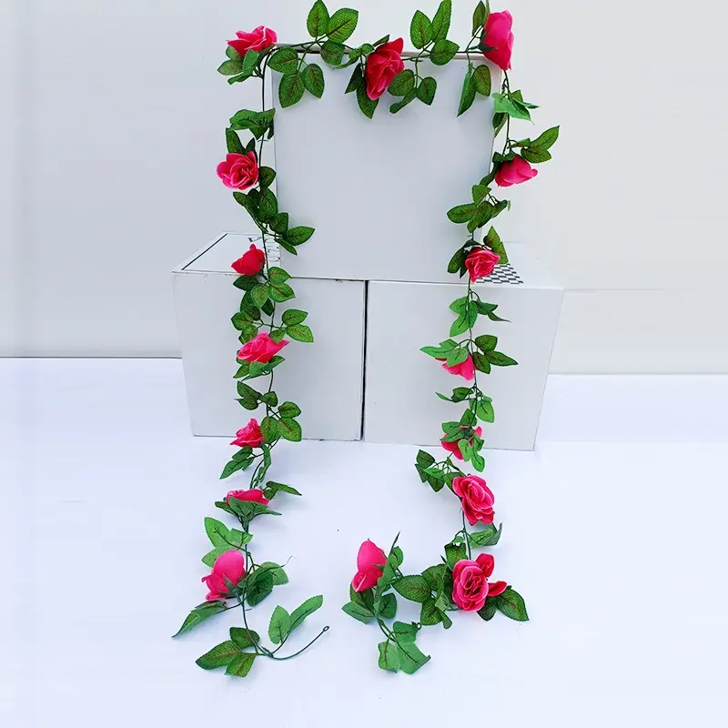 Picture of Blossoming Beauty: Artificial Red Rose & Greenery Monogram Letter