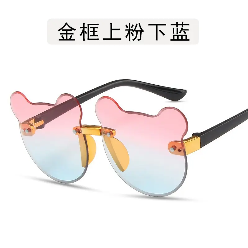 Picture of Sweet Dreamy Teddy Bear Fantasy-Themed Colorful Lens Sunglasses for Stylish Children