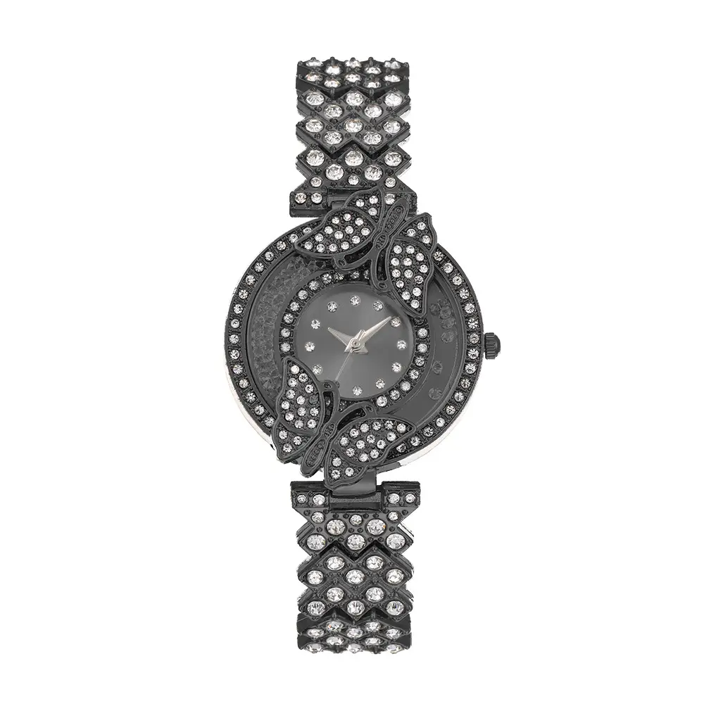 Picture of Stainless Steel Magnetic Watch For Girls - Watch For Women Buterfly