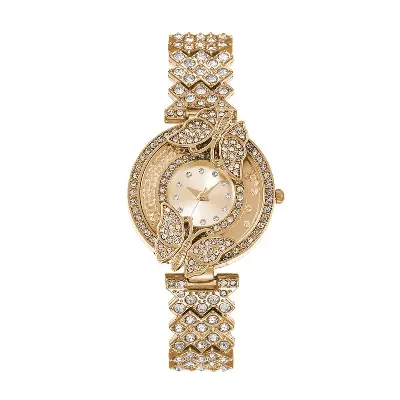 Picture of Stainless Steel Magnetic Watch For Girls - Watch For Women Buterfly