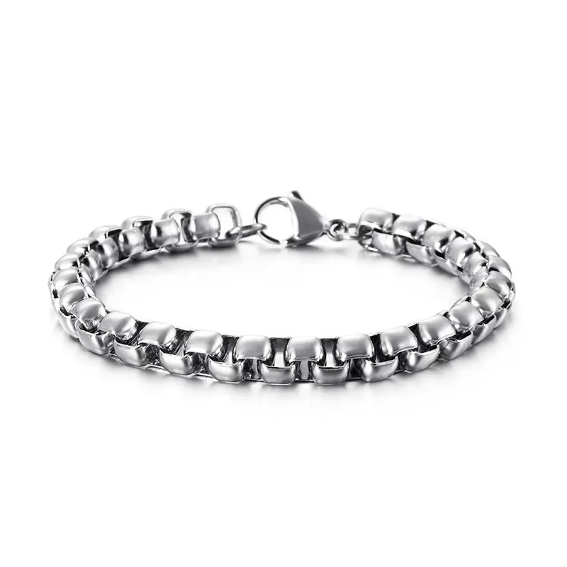 Picture of Silver Unique Bracelet for Men- Bracelet For Men-Chain Bracelet