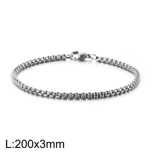 Picture of Silver Unique Bracelet for Men- Bracelet For Men-Chain Bracelet