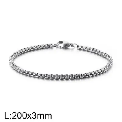 Picture of Silver Unique Bracelet for Men- Bracelet For Men-Chain Bracelet