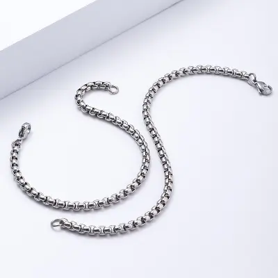 Picture of Silver Unique Bracelet for Men- Bracelet For Men-Chain Bracelet