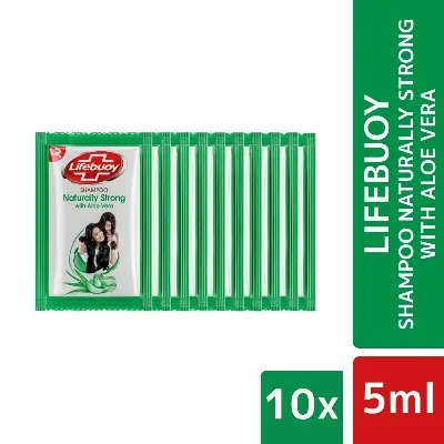Picture of Lifebuoy Shampoo Natural Strong with Aloe Vera 5ml (Bundle of 10)