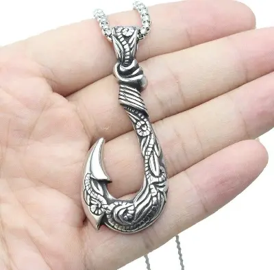 Picture of Highly Sustainable - Trendy Simple Stainless Steel Chain Jewellery Gift For Men - Durabilty Assured - Well Inspired & Crafted Fish Hook