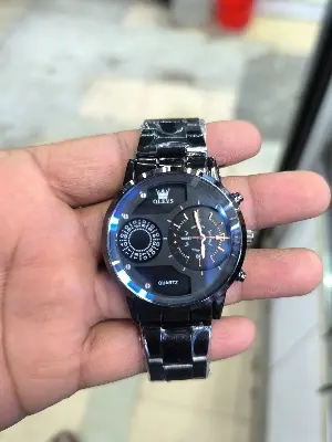 Picture of New Fashionable Stylish analogue Black Hand watches for Boys//Men's