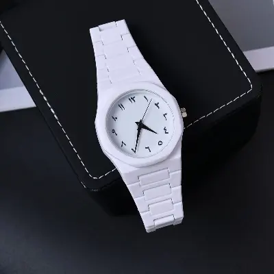 Picture of White Fashion Wrist Luxury Mens Quartz Watch