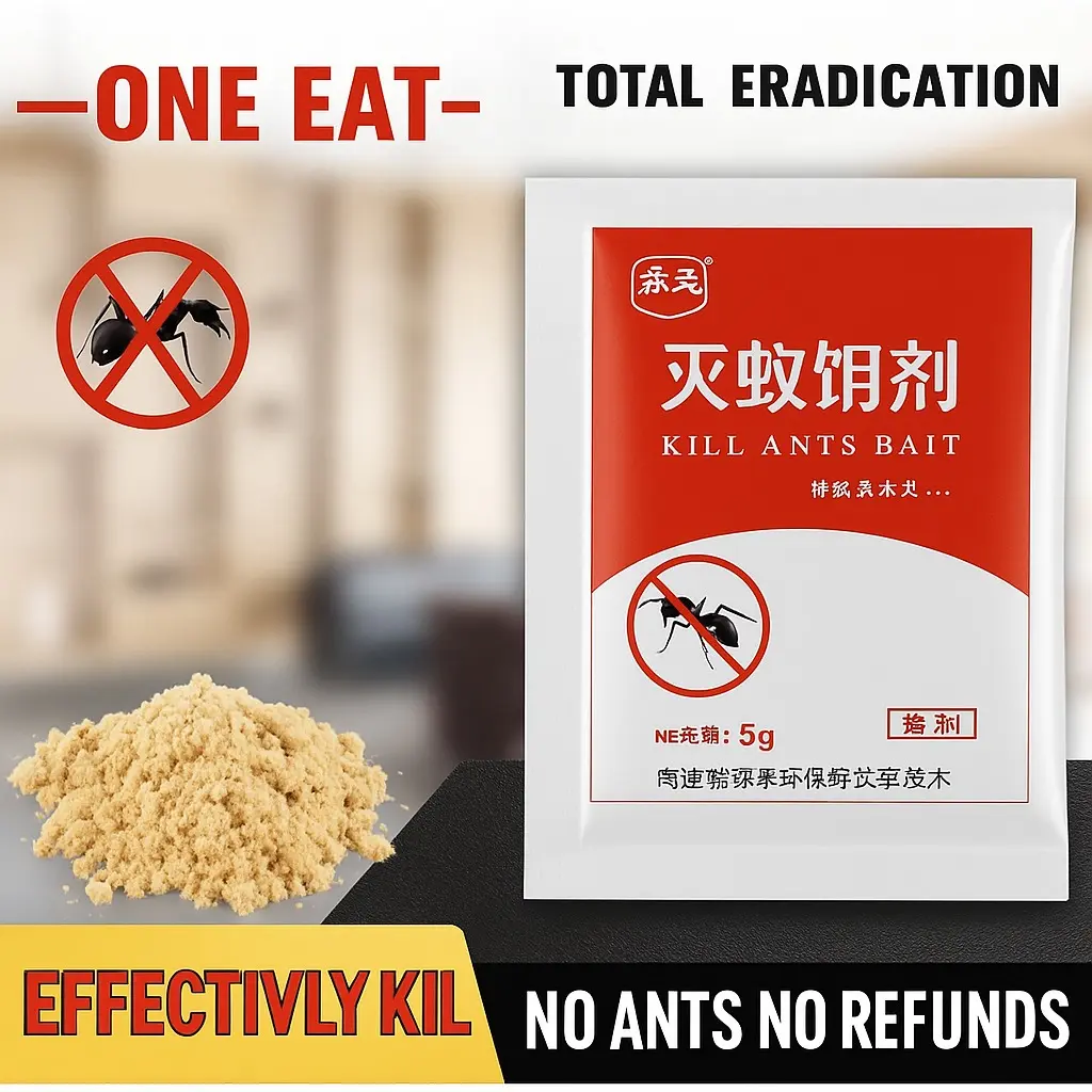 Picture of 5 grams of ant bait household ant medicine powder killing ant bait ant killing ant medicine