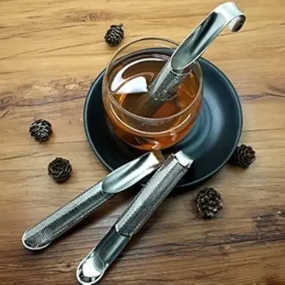 Picture of Green Tea Strainer Stainless Steel Tea Infuser Hanging Pipe Design
