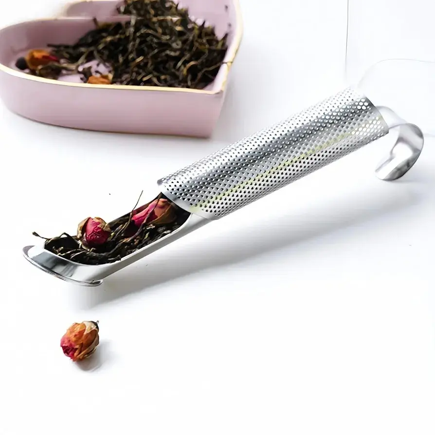Picture of Green Tea Strainer Stainless Steel Tea Infuser Hanging Pipe Design