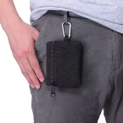 Picture of key bag zipper coin purse headphones storage card bag small wallet mini tools bag
