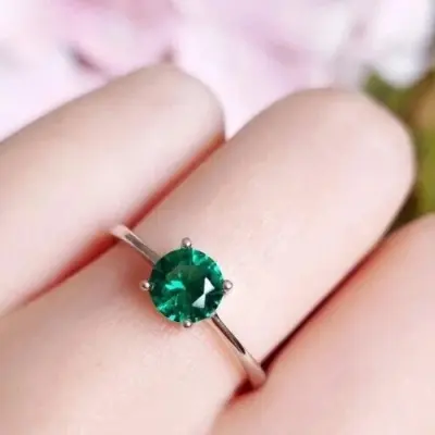 Picture of Crystal Onestone Finger Ring Women Finger Ring