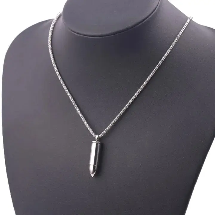 Picture of High Quality New Black Color Chain Locket for Men