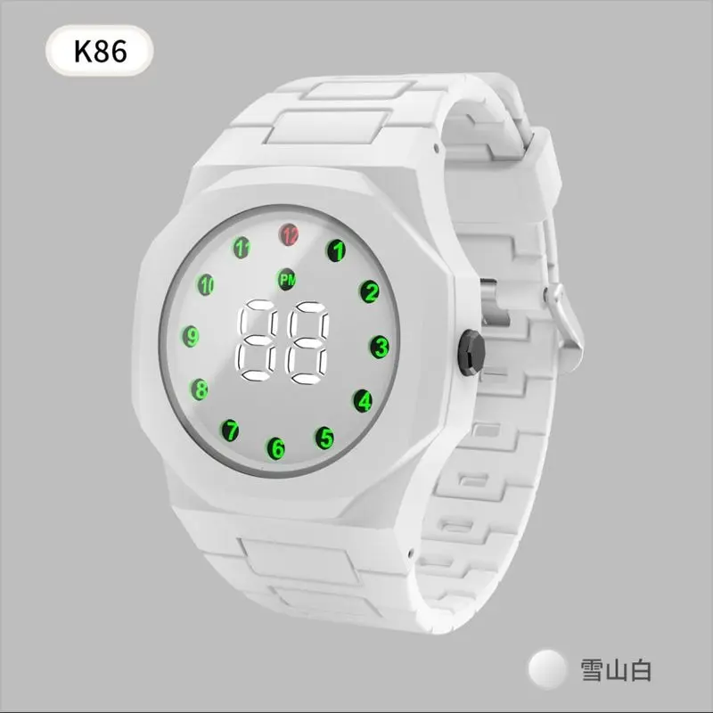 Picture of Fashion Women's Watch for Men's Sports Simple Silicone