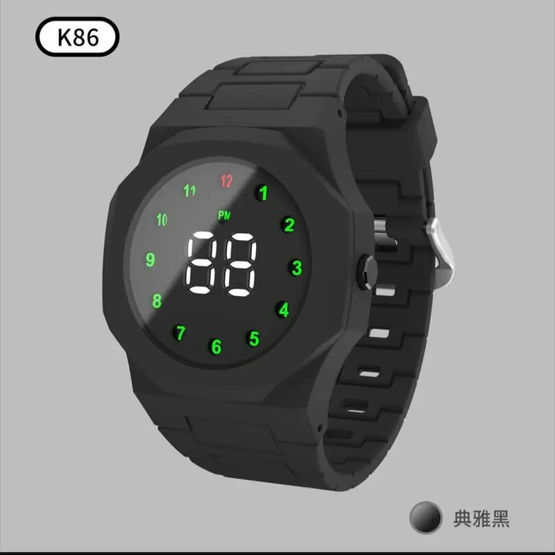Picture of Fashion Women's Watch for Men's Sports Simple Silicone