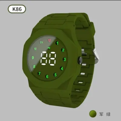 Picture of Fashion Women's Watch for Men's Sports Simple Silicone