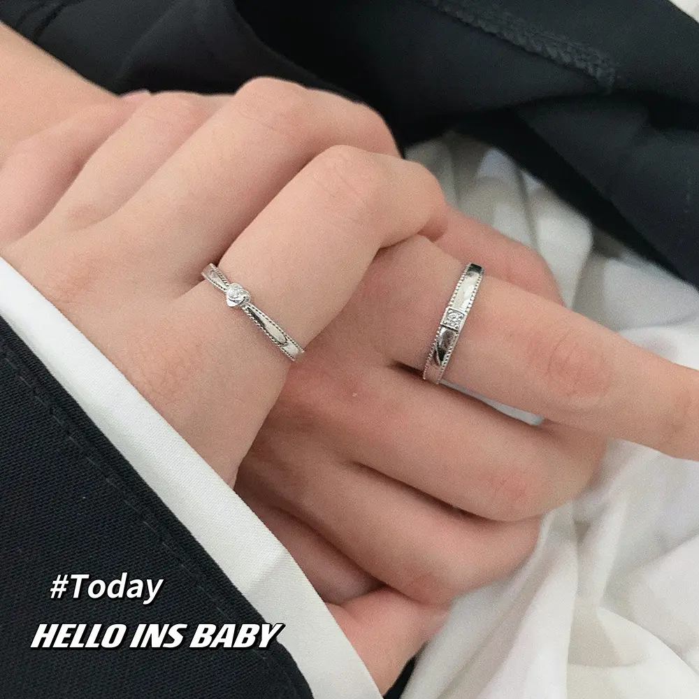 Picture of Adjustable Couple Rings For Men Women