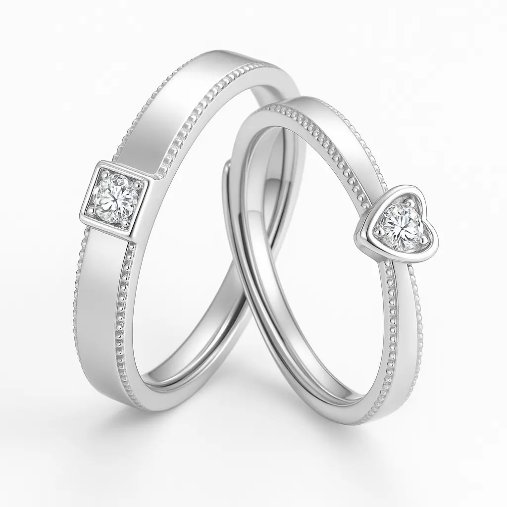 Picture of Adjustable Couple Rings For Men Women