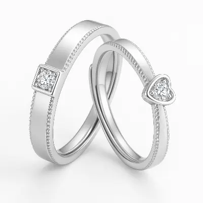Picture of Adjustable Couple Rings For Men Women