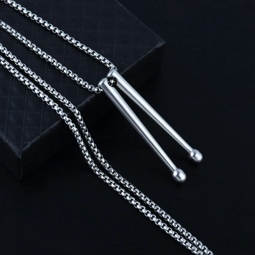 Picture of High Quality Men Fashion Jewellery Stainless Steel Round Chain Necklaces