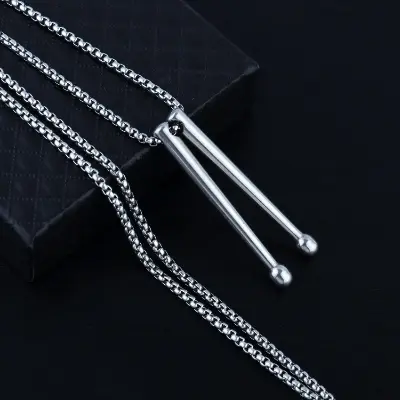 Picture of High Quality Men Fashion Jewellery Stainless Steel Round Chain Necklaces