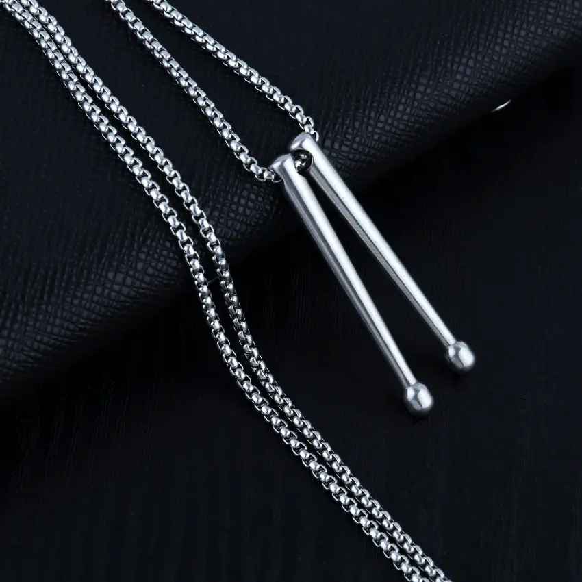 Picture of High Quality Men Fashion Jewellery Stainless Steel Round Chain Necklaces