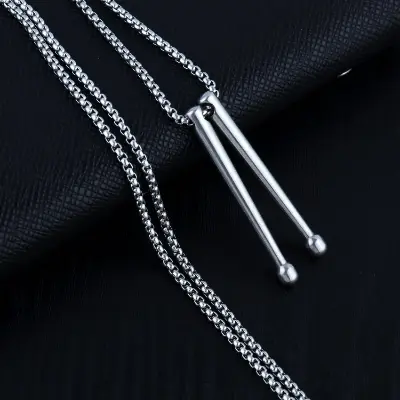 Picture of High Quality Men Fashion Jewellery Stainless Steel Round Chain Necklaces