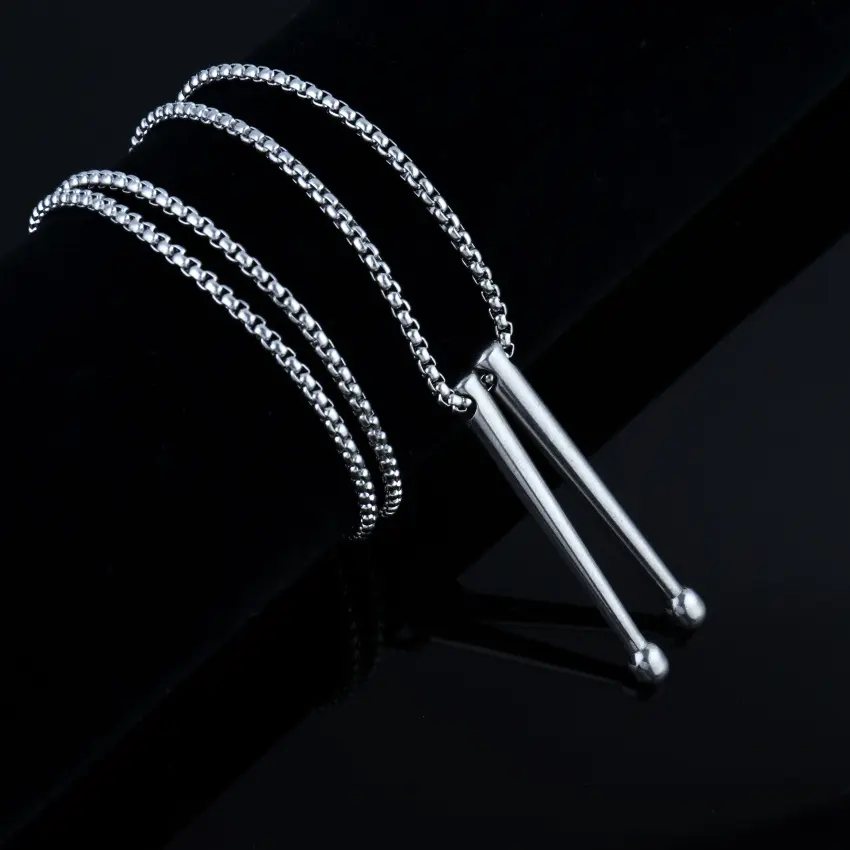 Picture of High Quality Men Fashion Jewellery Stainless Steel Round Chain Necklaces