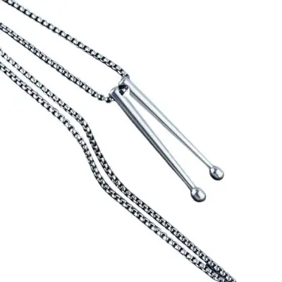 Picture of High Quality Men Fashion Jewellery Stainless Steel Round Chain Necklaces