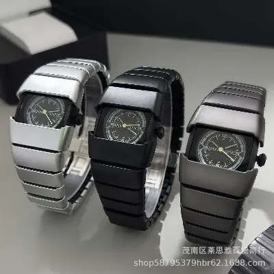 Picture of Sleek Monochromatic Statement Piece Wristwatch