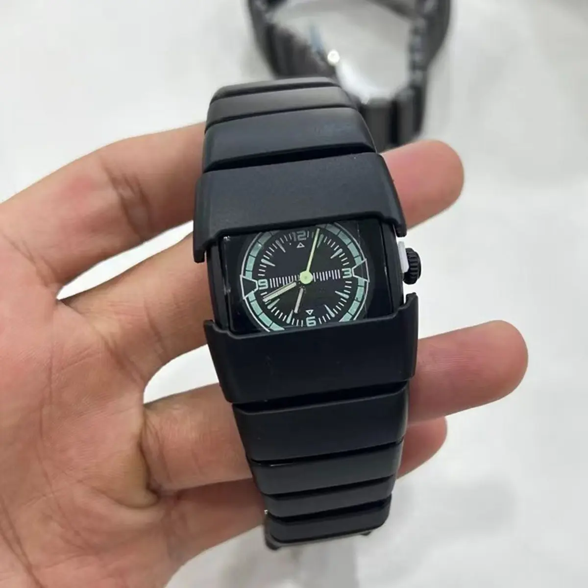 Picture of Sleek Monochromatic Statement Piece Wristwatch