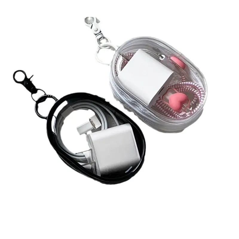 Picture of Mini Transparent Tech Pouch Organizer Bag