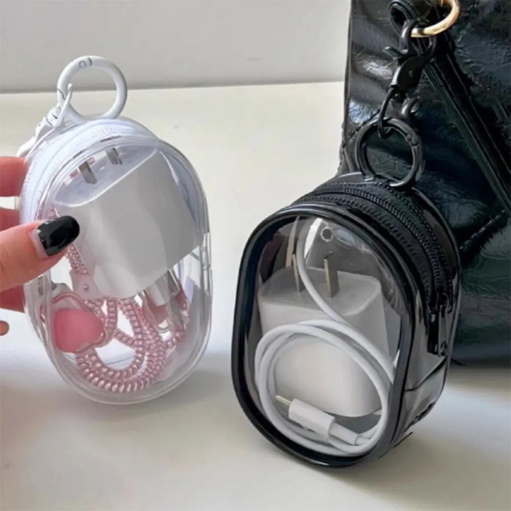 Picture of Mini Transparent Tech Pouch Organizer Bag