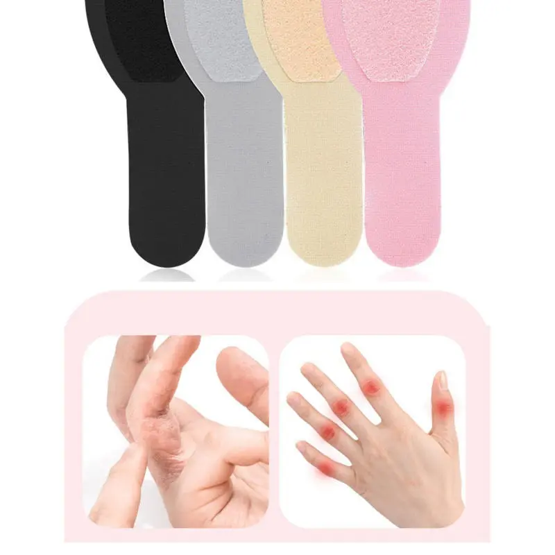 Picture of Men Women Adjustable Finger Splint Brace Thumb Protector Guard Sleeve Finger Straightening Corrector Finger Tape Elastic Finger Sleeve Support Tennis Sports