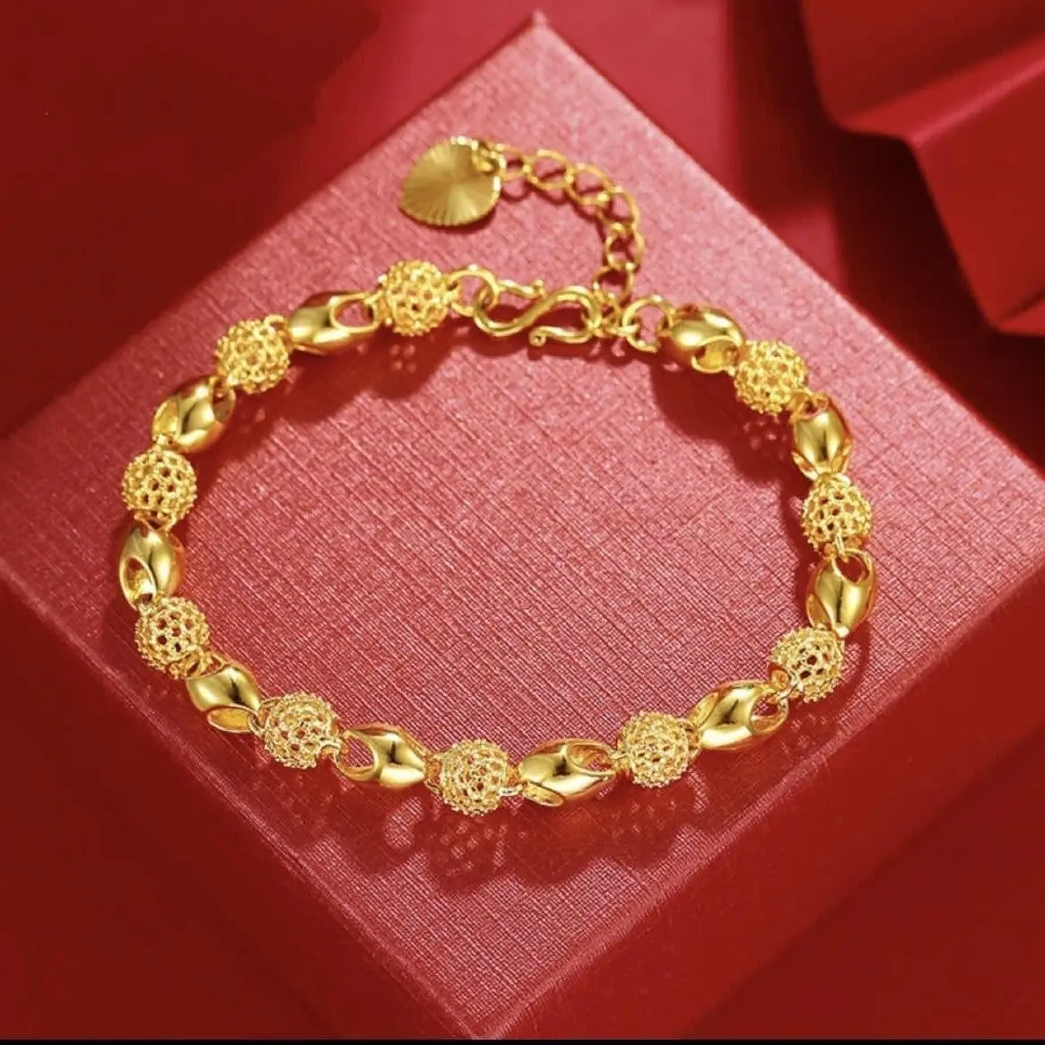 Picture of Graceful Gold Plated Dangle Fashion Bracelet For Women