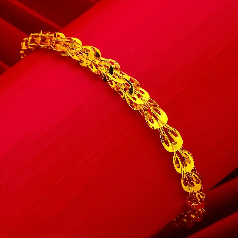 Picture of Gift for Her Gold Plated Elegant Bracelet for Women