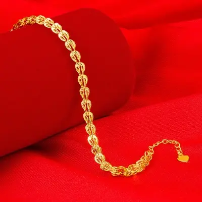 Picture of Gift for Her Gold Plated Elegant Bracelet for Women