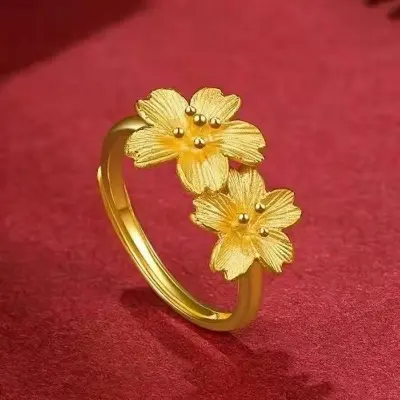 Picture of Affordable & Elegant Gold Plated Jewellery Ring