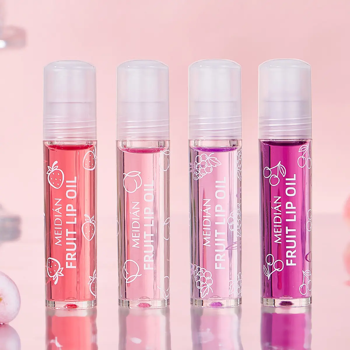 Picture of Roller Ball Fruit Lip Oil Set: Liquid Lipstick & Lip Gloss
