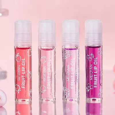 Picture of Roller Ball Fruit Lip Oil Set: Liquid Lipstick & Lip Gloss
